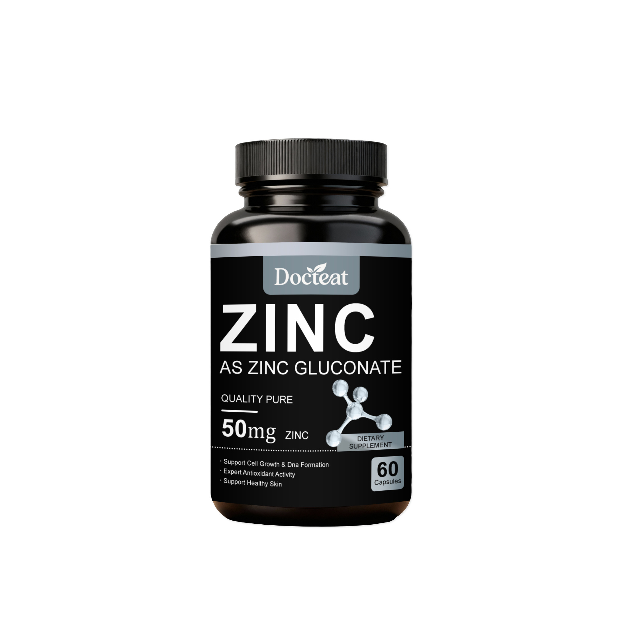 Zinc Supplement Capsules – Daily Wellness Mineral (60 Capsules)