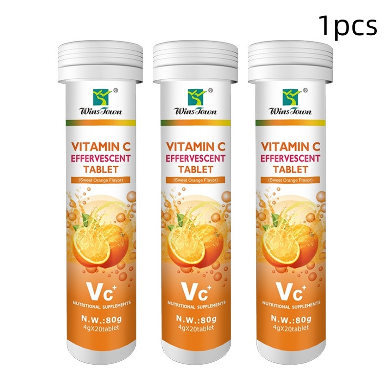 Effervescent Vitamin C Supplement – Daily Wellness Drink Tablets (80g) - Image 3